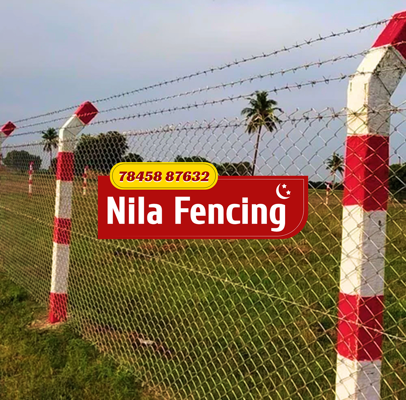 Barbed Wire and Concertina Coil Fencing work by Nila Fencing